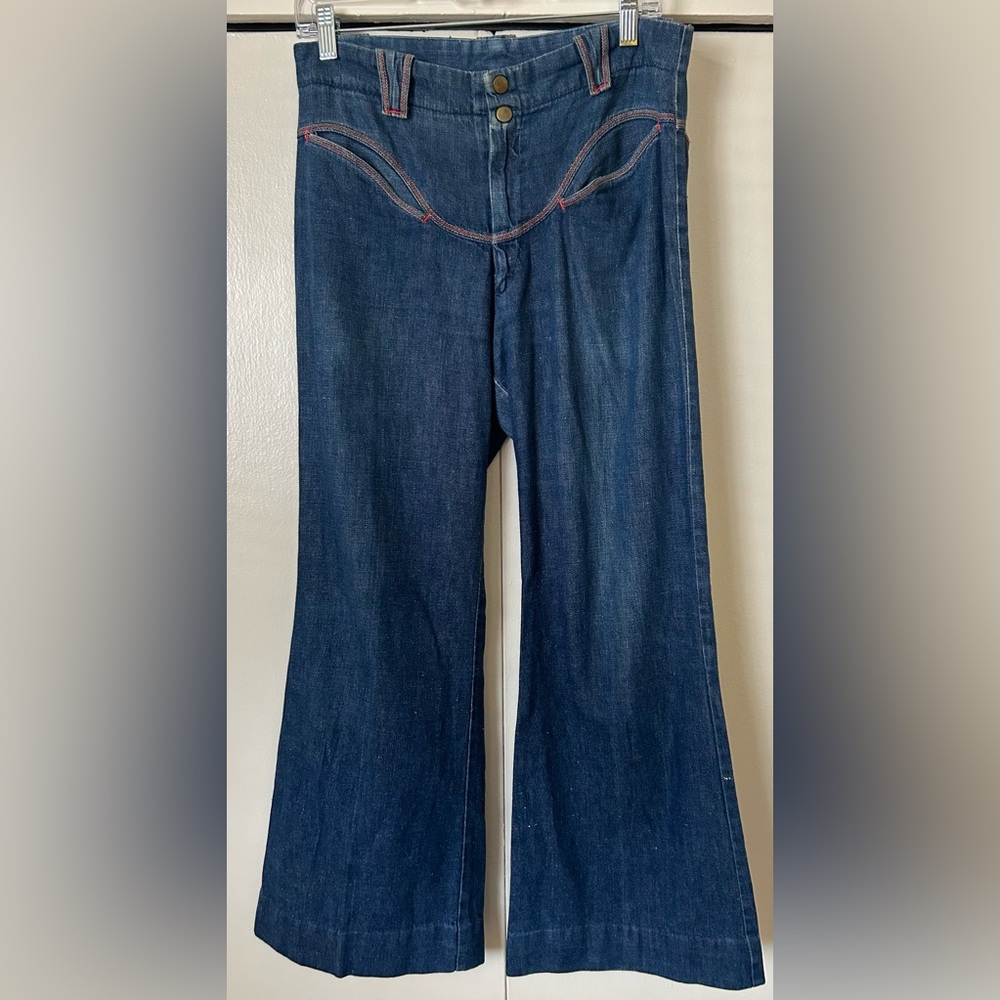 Vintage 1970’s cropped bell bottom jeans